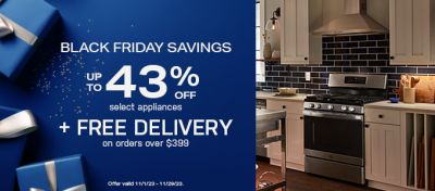 NNA members save up to 43% off select major GE appliances and free delivery on orders over $399.* Click here to shop.