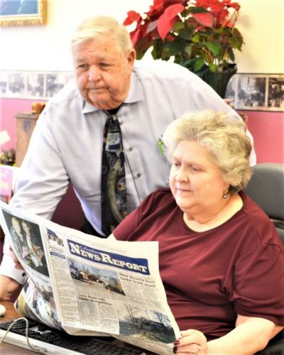 Larry and Sharon Hiatt own the Columbus (Kansas) News-Report.
