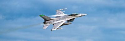 TAKE OFF - An F-16 takes off from the Ohio National Guard’s 180th Fighter Wing to participate in base exercises. (Date of publication: Sept. 13, 2023) (Jacob Kessler, The Village Reporter, Montpelier, Ohio)