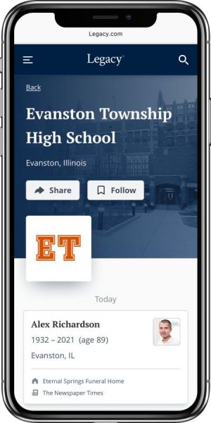 Evanston Township High School remembers Alex Richardson