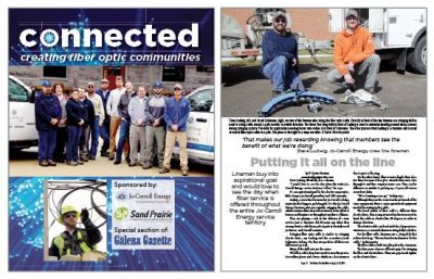 The local electric co-op was the sponsor and only advertiser in a special section that educated readers on bringing broadband to this section of northwest Illinois.