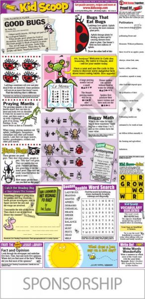 Some bugs are healthy for your garden. But errors or “bugs” in spelling words are pests and need “catching.” With this Kid Scoop page, young gardeners learn about the role of bugs in the cultivation of plants. They’ll use bug “code” in reading, creativity in writing, and calculating with “bug math.”