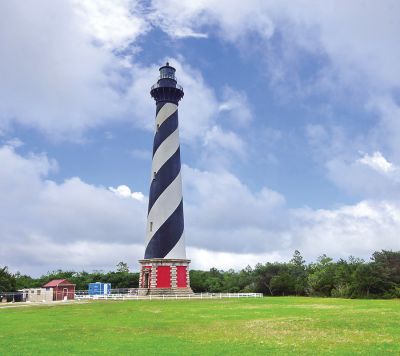 When it was time for lunch, we went to Fox’s Restaurant at the edge of the parking lot. We settled in at our table at a window facing the direction of the lighthouse. Still fogged in.